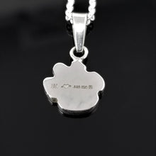 Load image into Gallery viewer, Clemson Tiger Paw Sterling Silver Pendant Necklace
